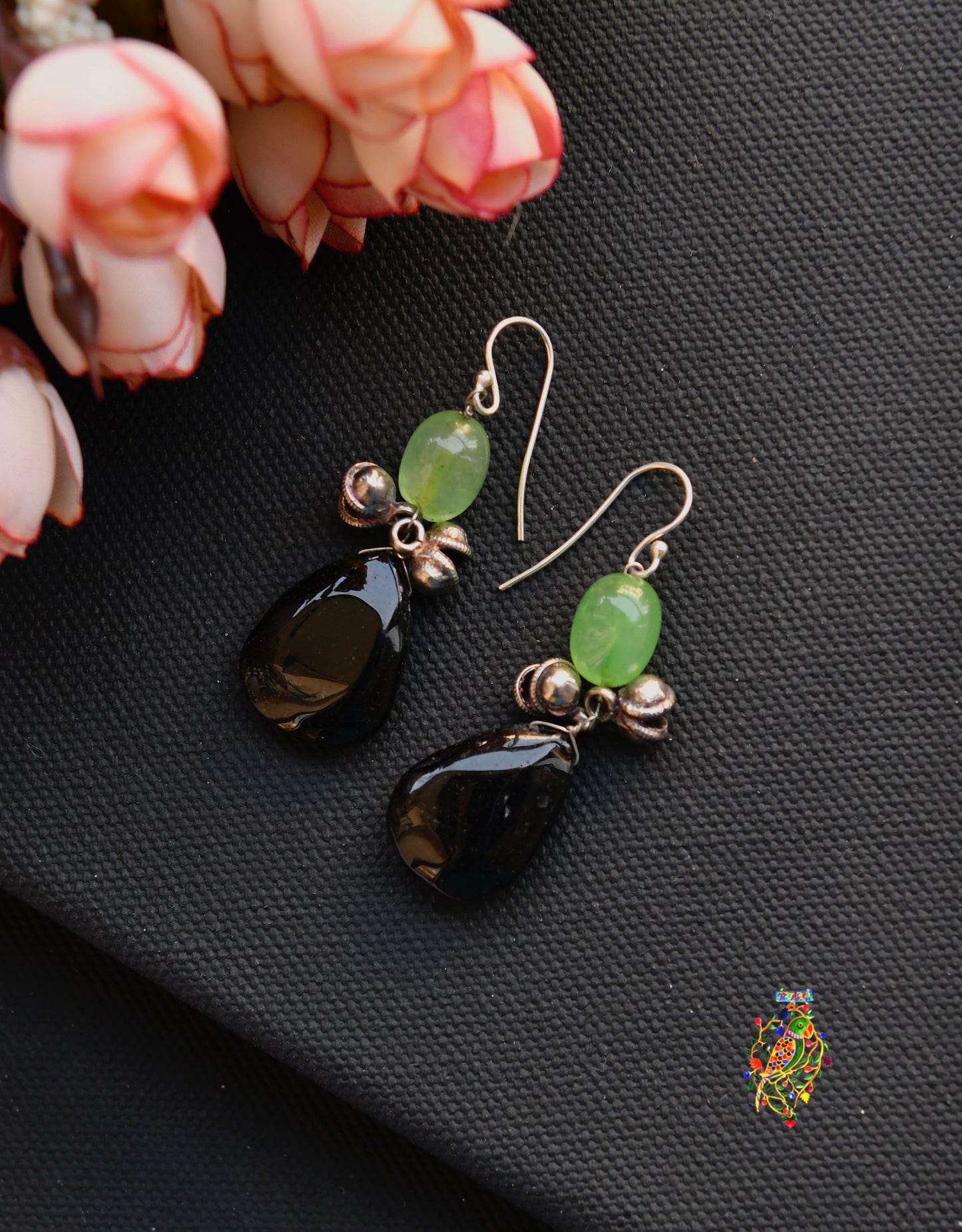 Smoky Quartz Tear Drop Earrings