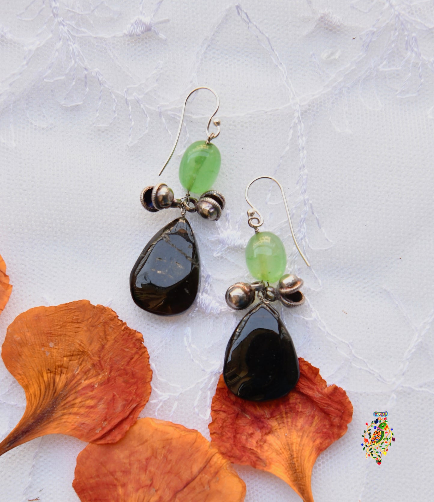 Smoky Quartz Tear Drop Earrings
