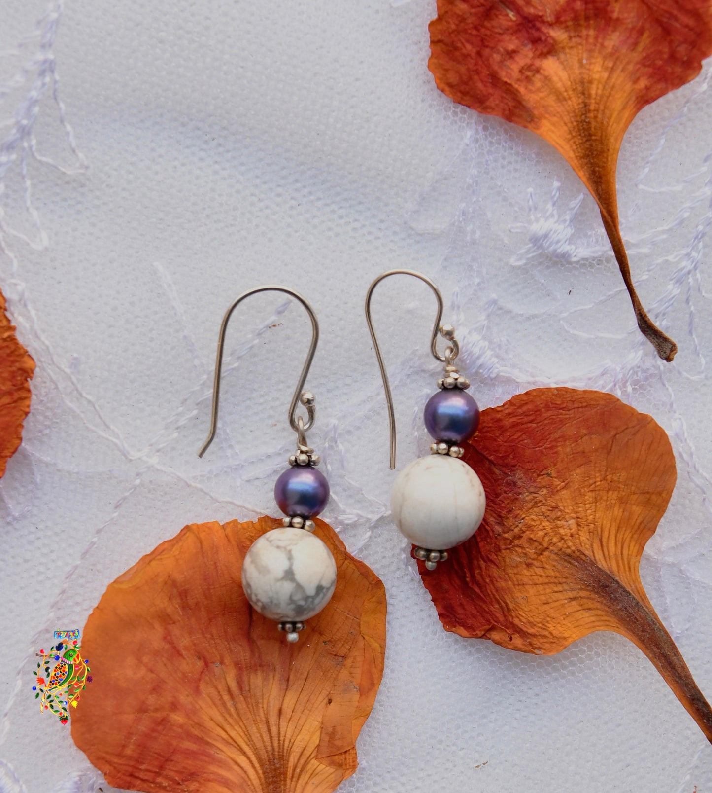 Ivory and Violet Drops