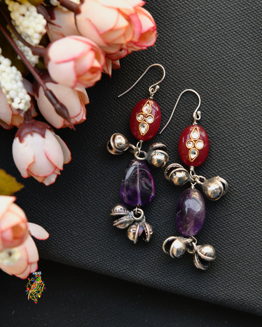 Amethyst Drop Earrings