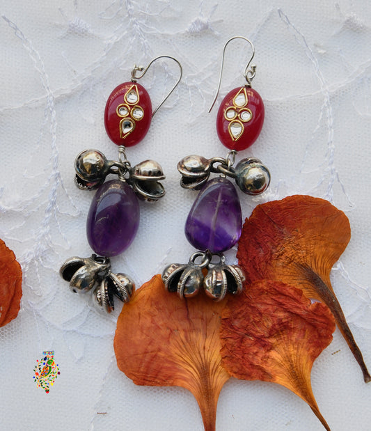 Amethyst Drop Earrings