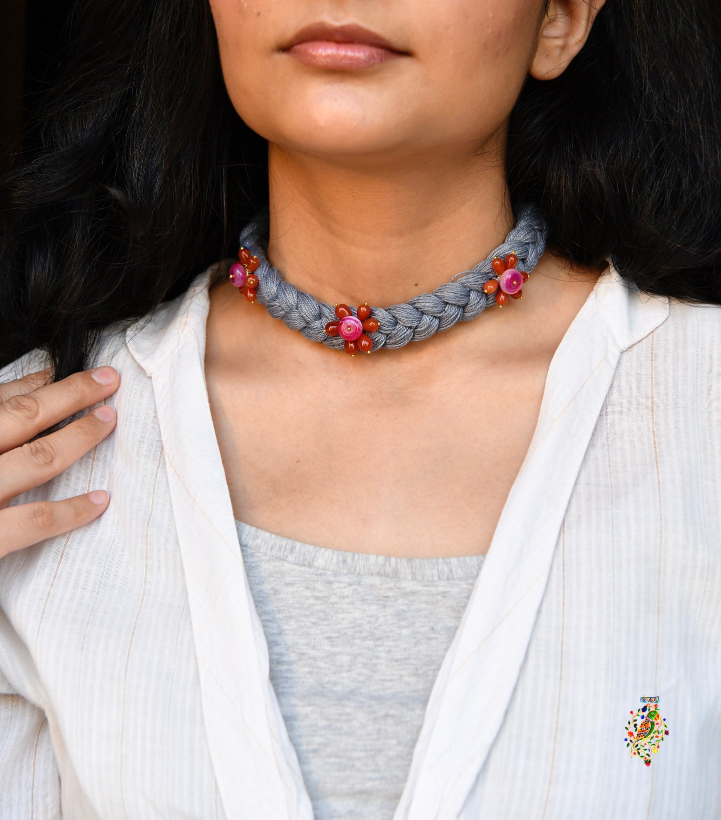 Blooming Flowers Choker