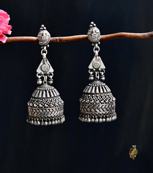 Temple Work Jhumkas