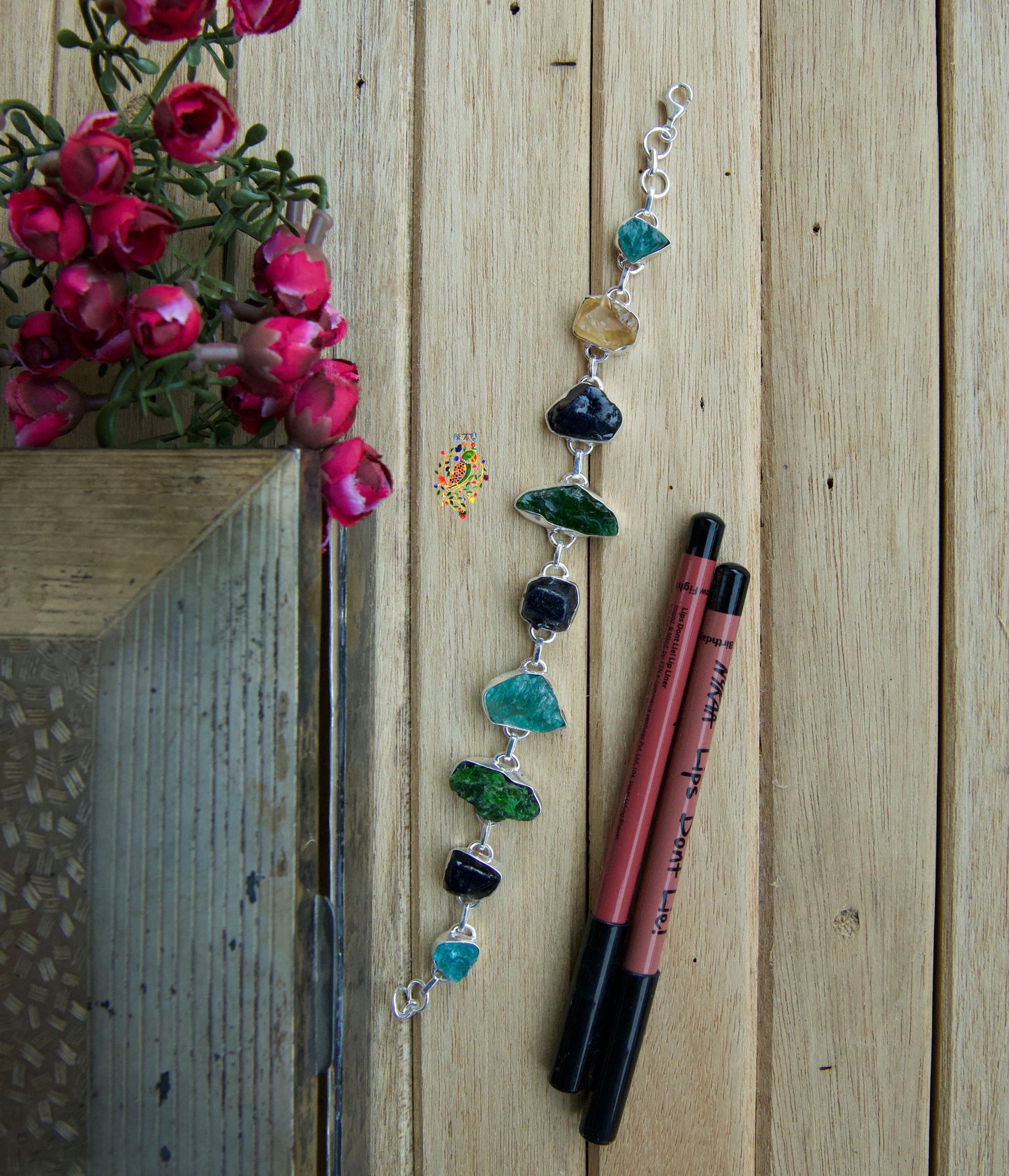 Fusion Stones Silver Bracelet