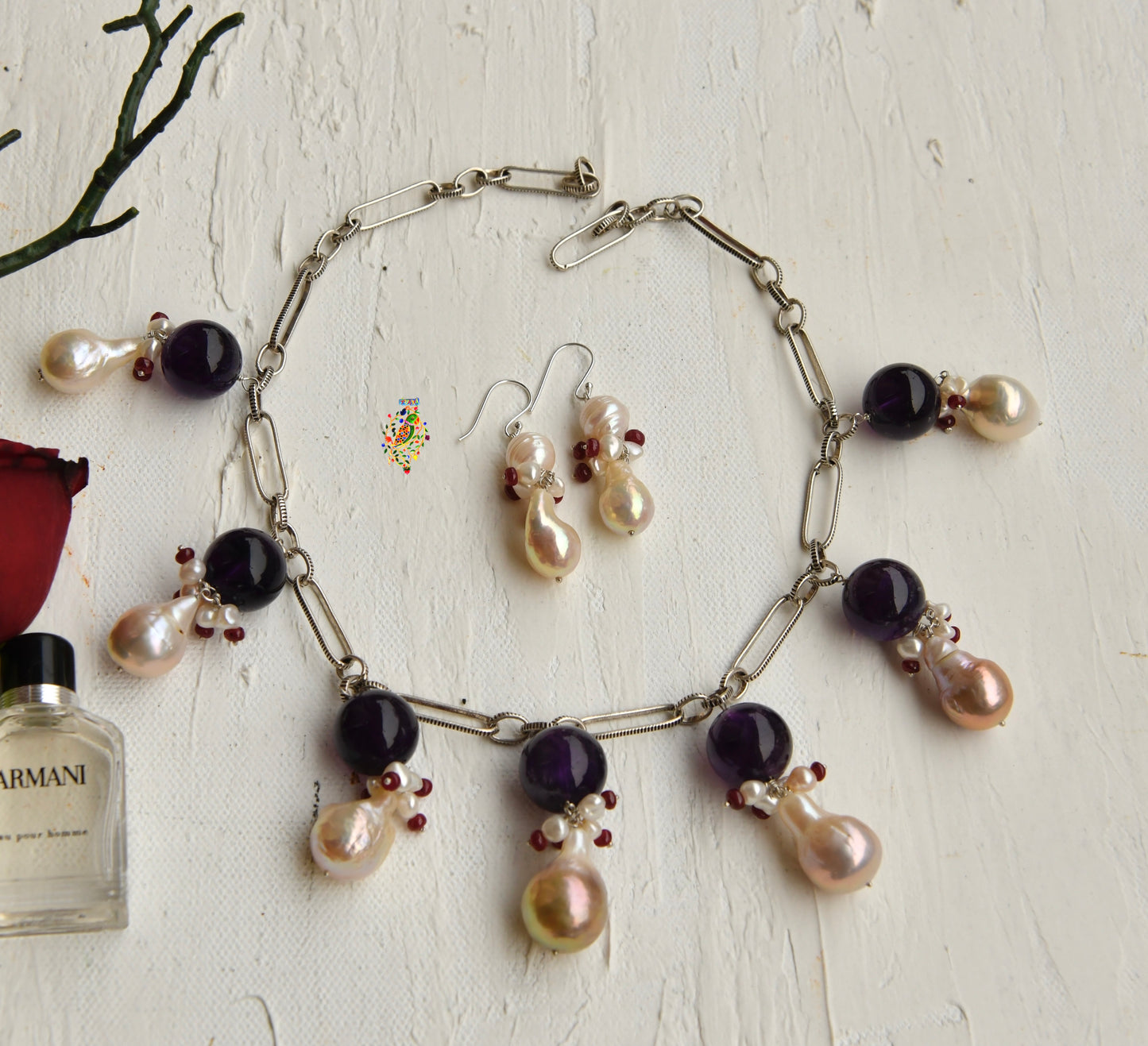 Pearl Choker Purple Sensation Set