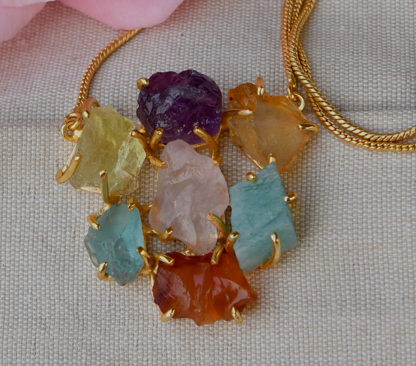 Galaxy Multistone Necklace