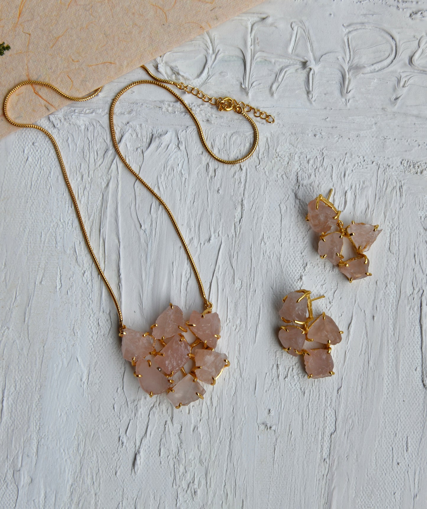 Galaxy Rose Quartz Necklace