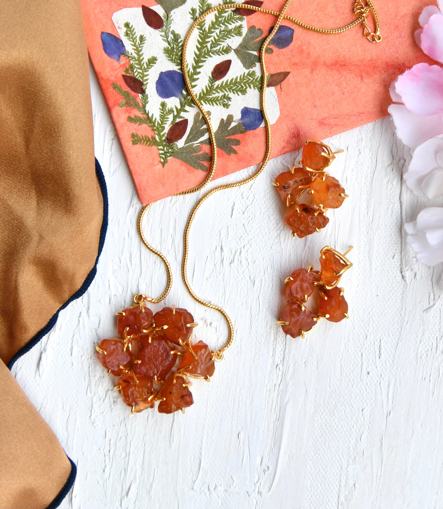 Galaxy Carnelian Necklace