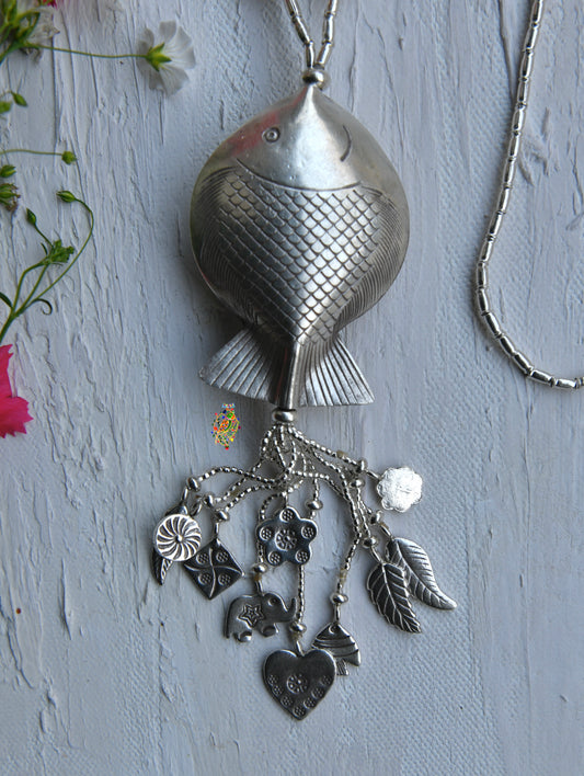 Sterling Silver Fish Necklace