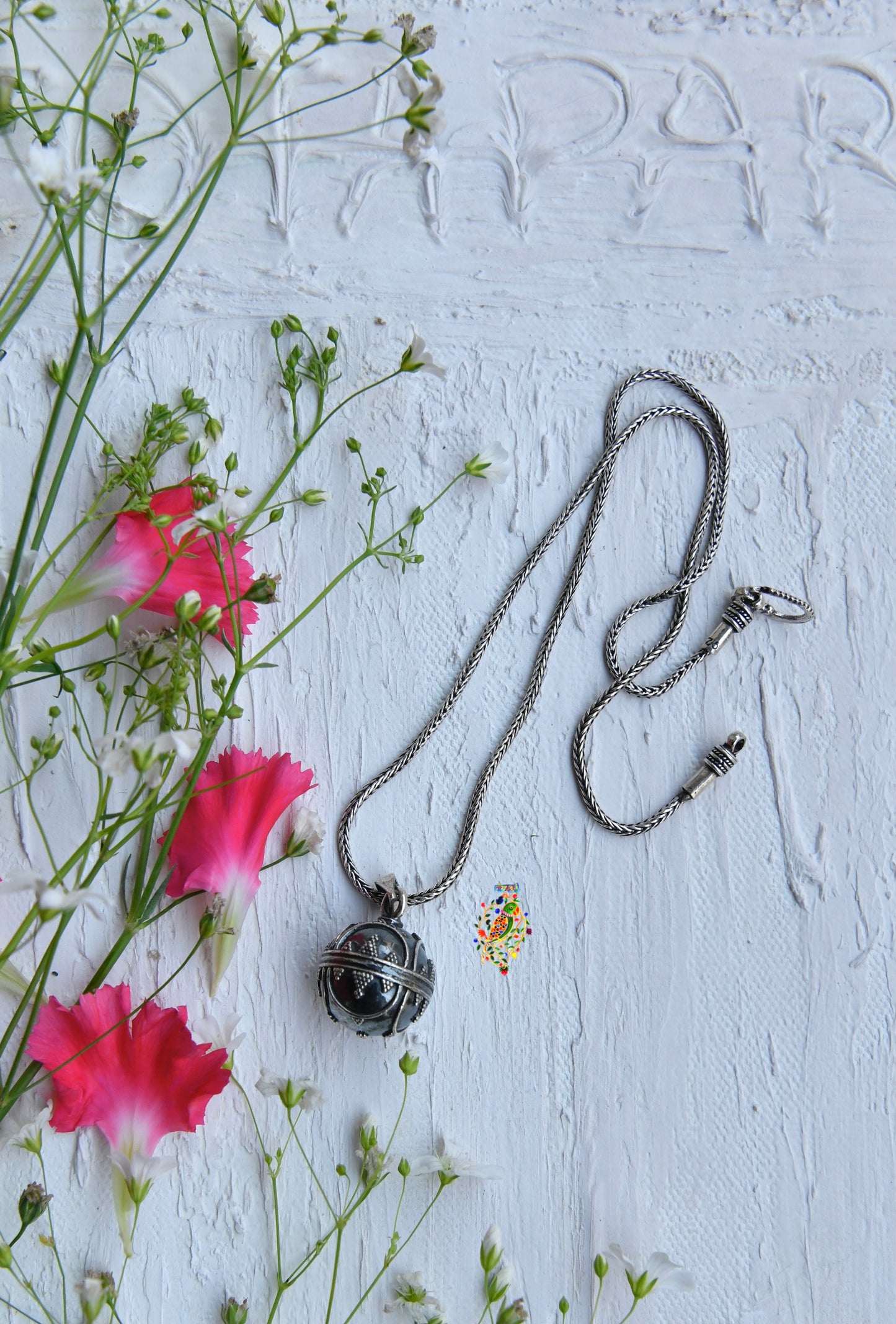 Silver Sphere Pendant
