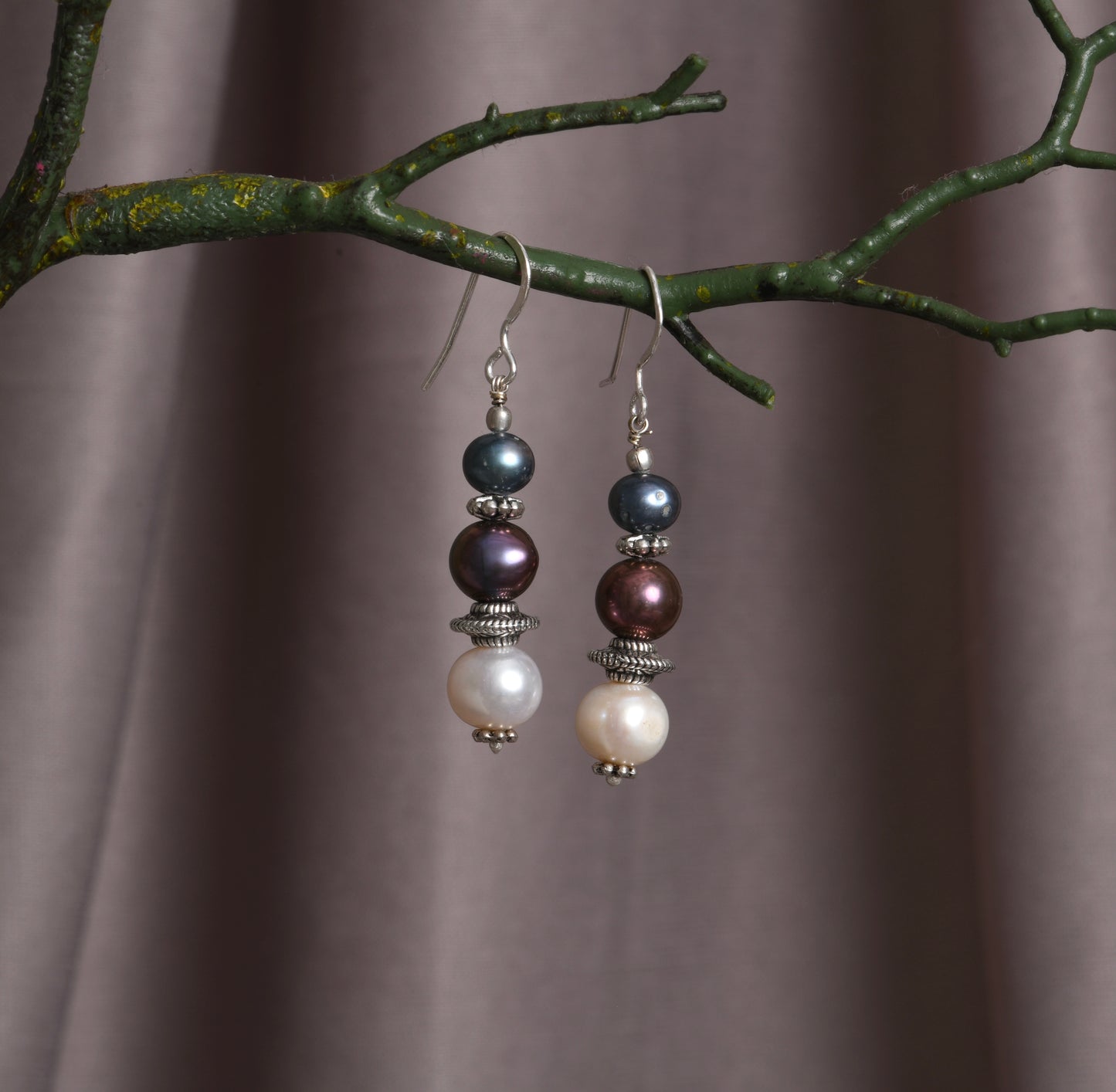 Twilight Pearl Danglers