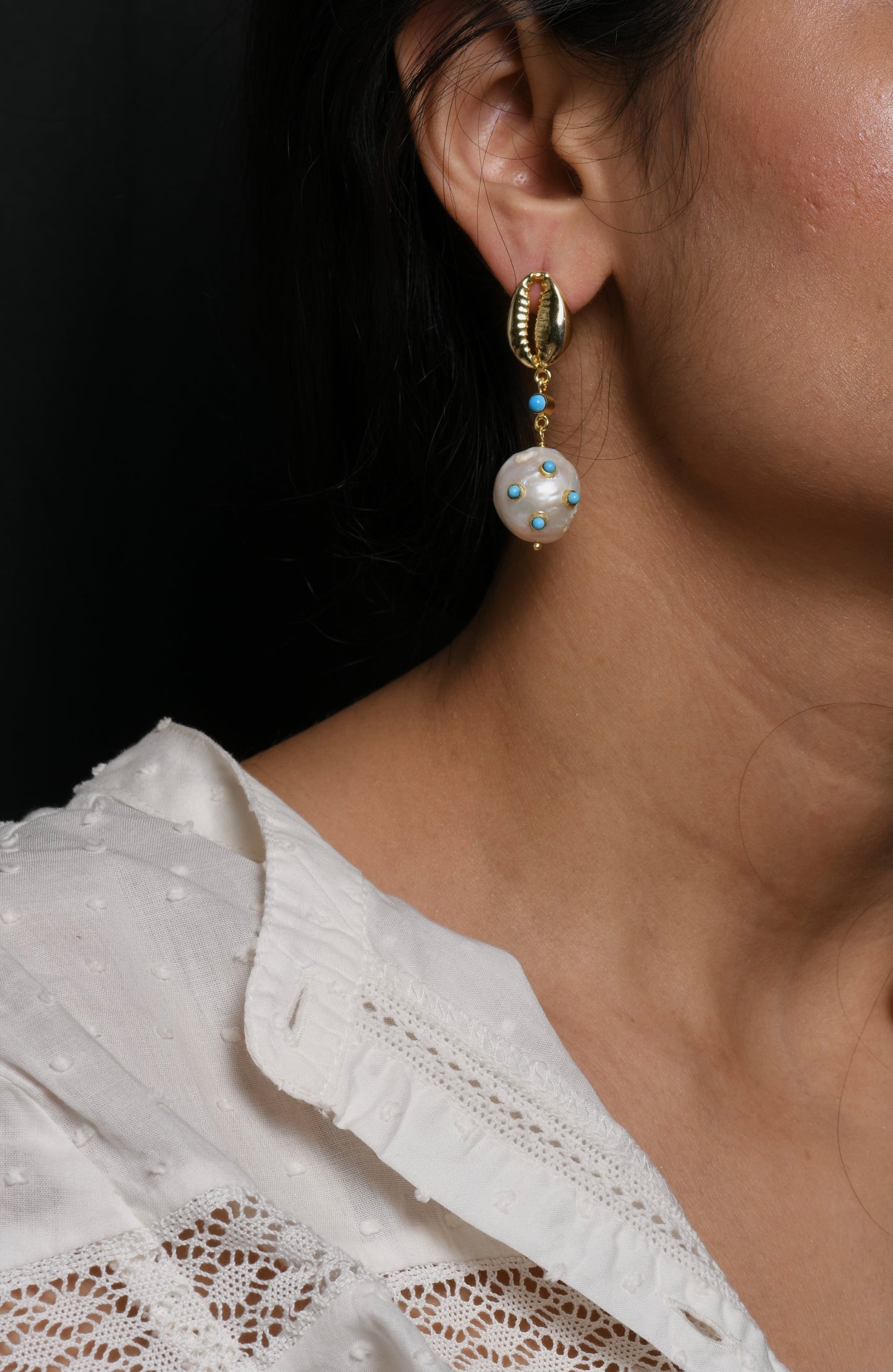 Drawn By Sea Earrings