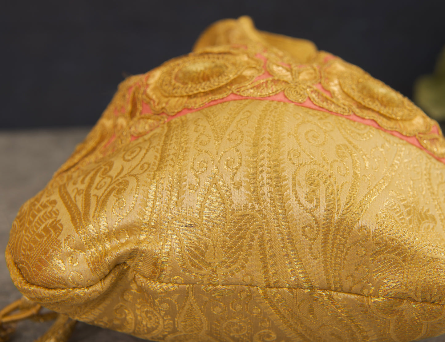 Golden Brocade Luxurious Potli II