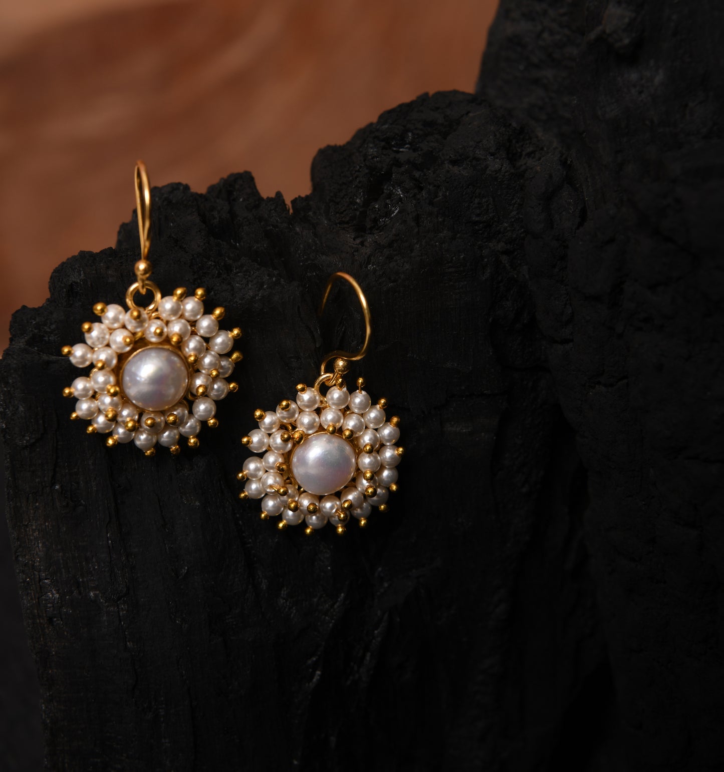 Pearl Blossom Earrings
