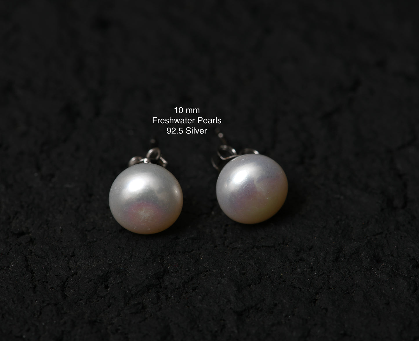 Freshwater Pearl Studs (10 mm)