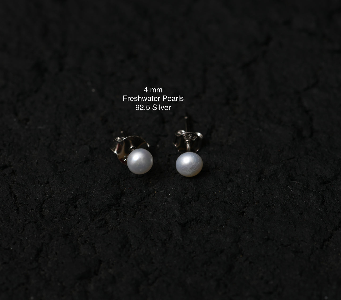 Freshwater Pearl Studs (4 mm)