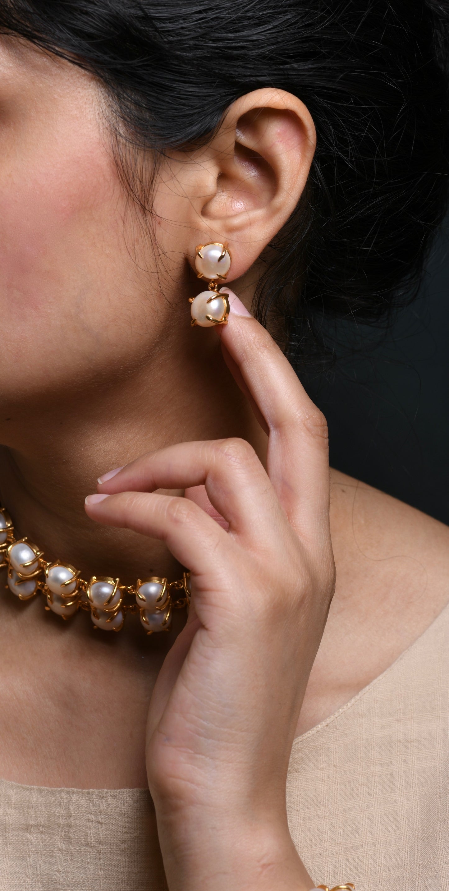 Evening Cocktail Pearls Set