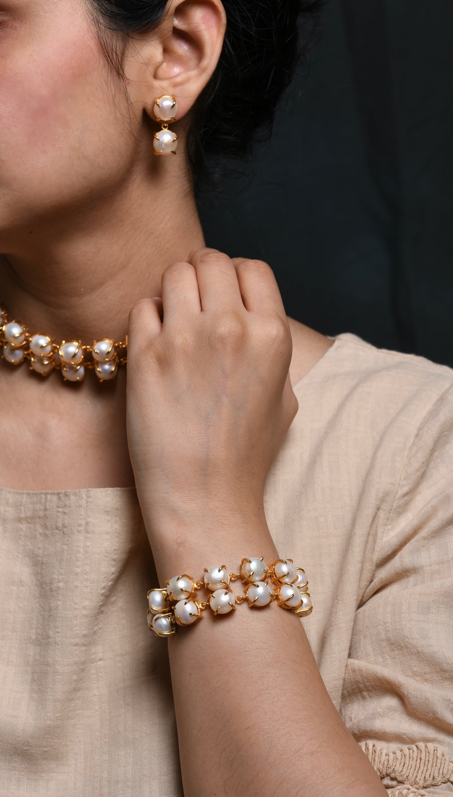 Evening Cocktail Pearls Set