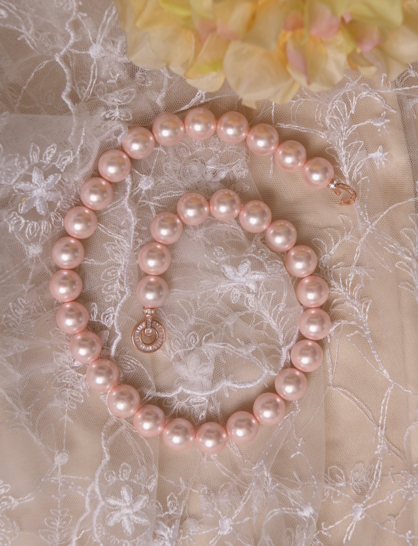 Sophia Pearls Necklace (14 mm)