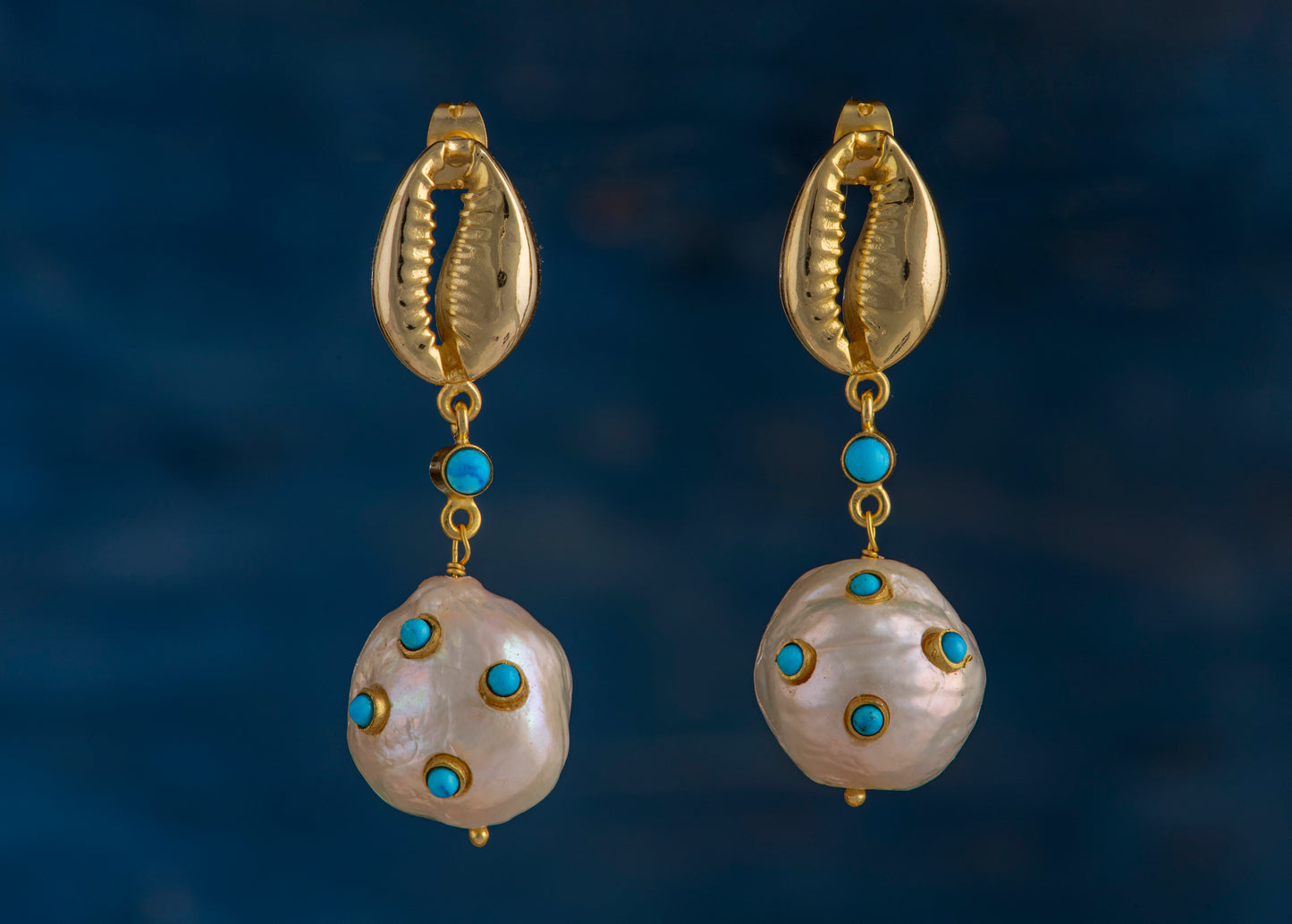 Drawn By Sea Earrings
