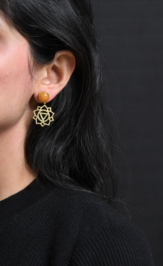 Manipura Chakra Earrings