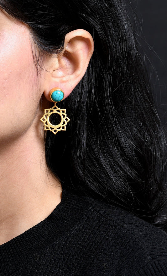 Vishuddhi Chakra Earrings