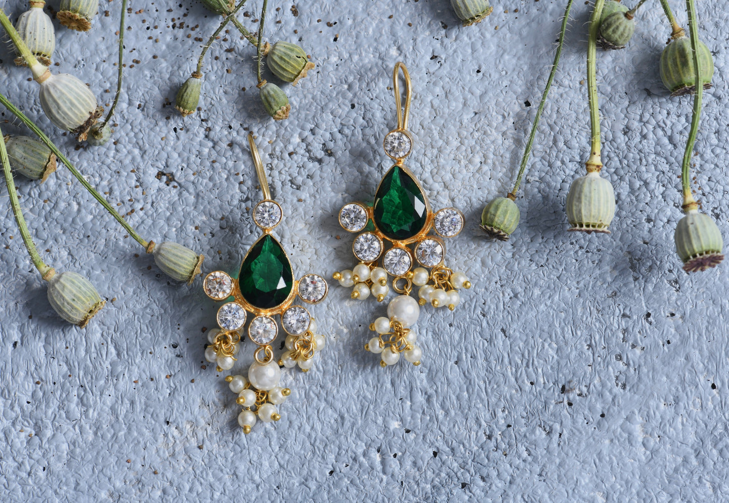 Emerald Drizzling Drops