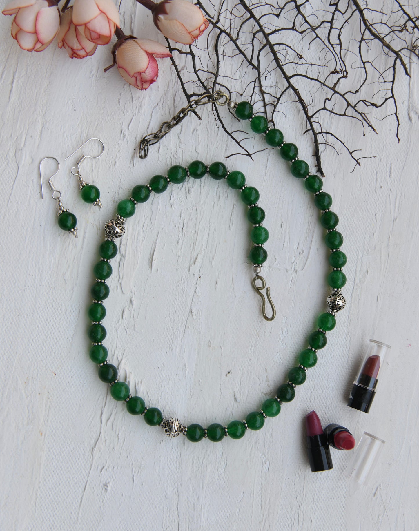 Spherical Green Onyx Set
