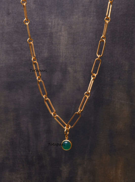 Heart Chakra Linked Necklace