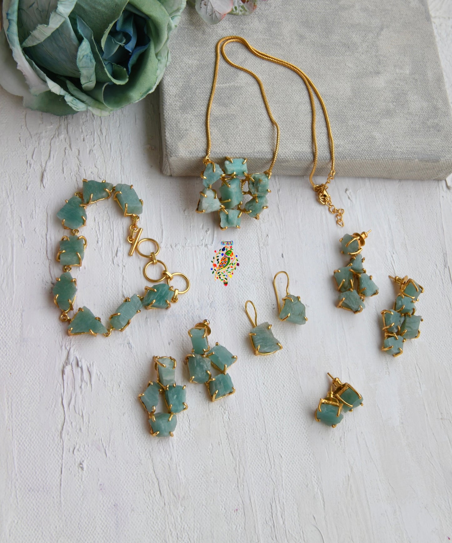 Amazonite Danglers (5 stones)