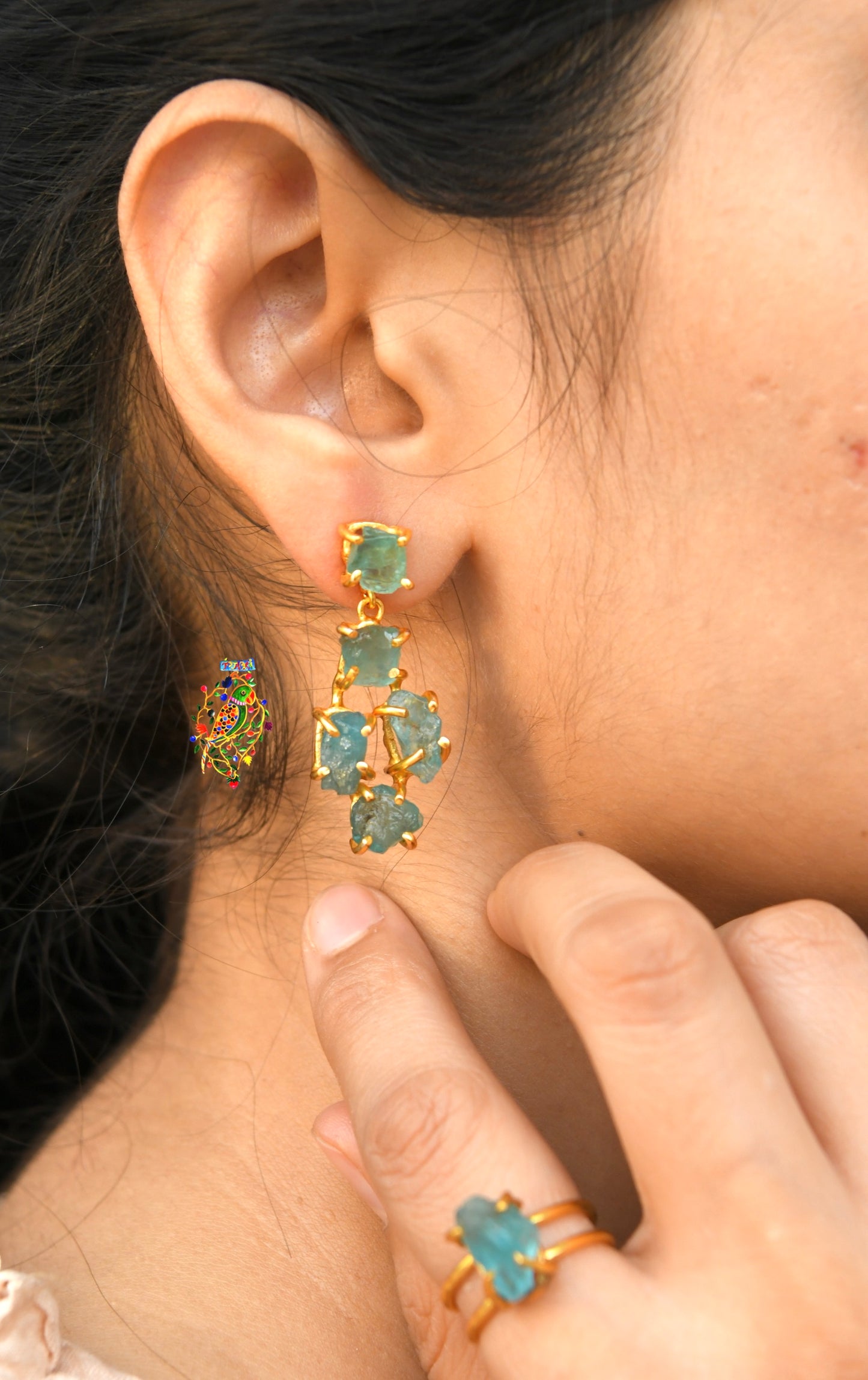 Apatite Danglers (5 stones)