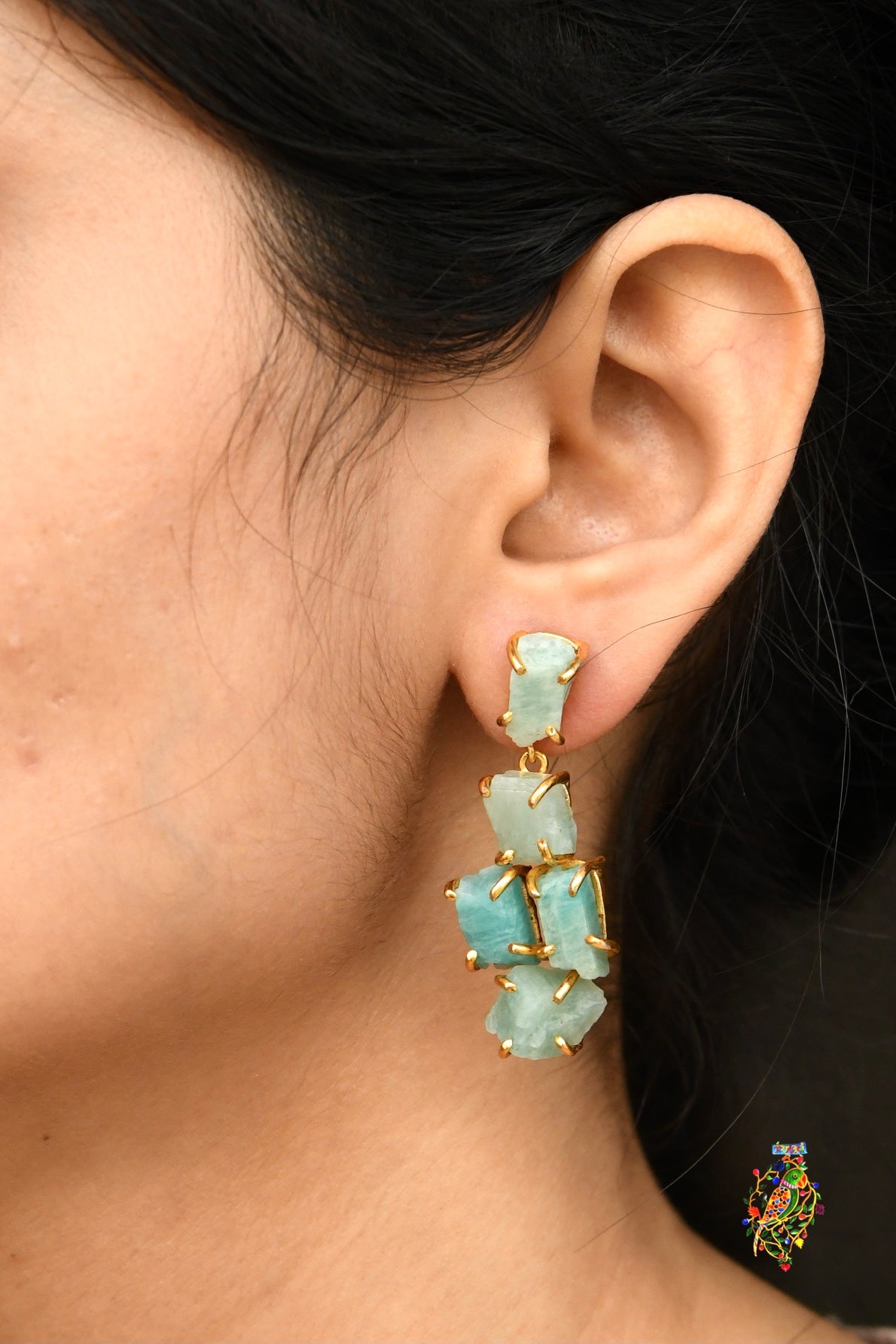 Amazonite Danglers (5 stones)