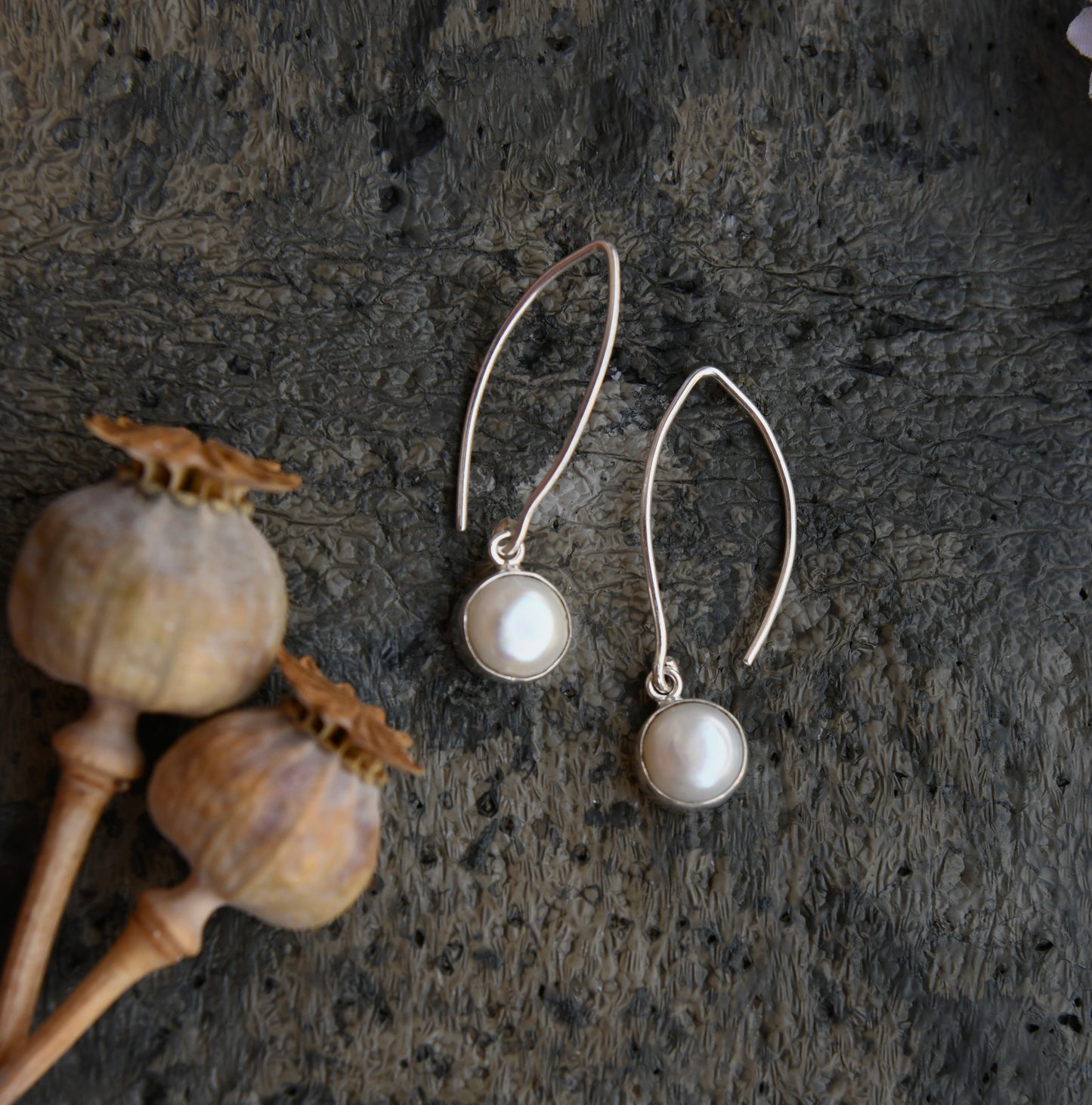 Classic Pearls Drops (92.5 Silver)