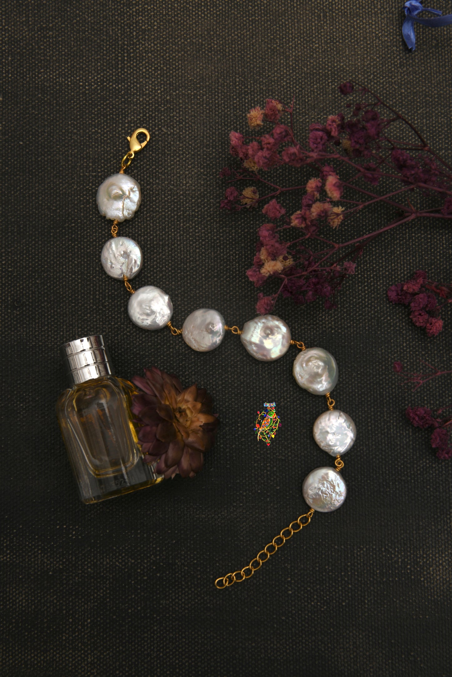 Gauhar Coin Pearl Bracelet