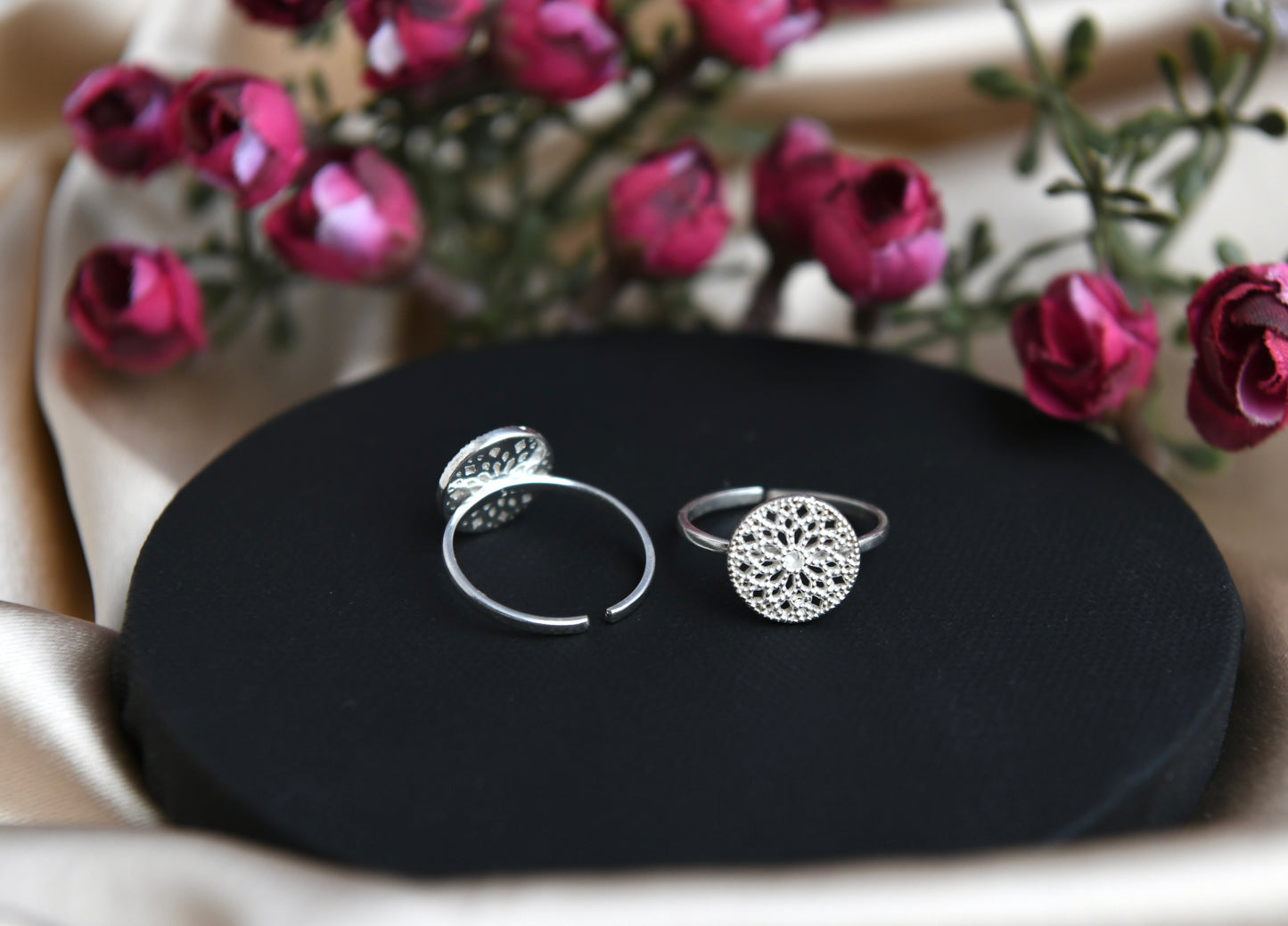 Silver Jaali Ring