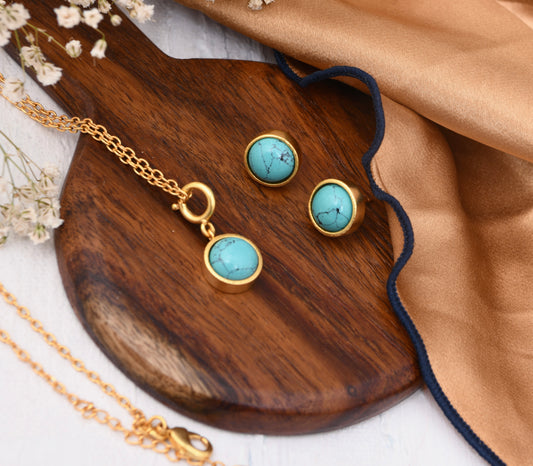 Turquoise Charm Set