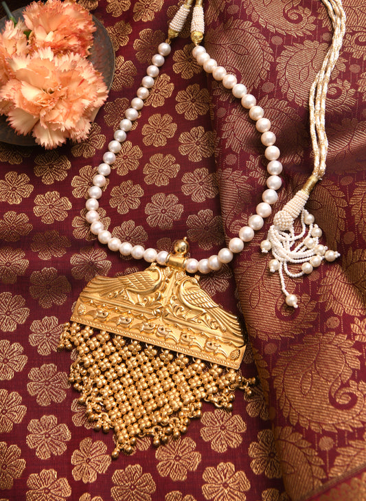 Rain Dance Of Peacocks Necklace