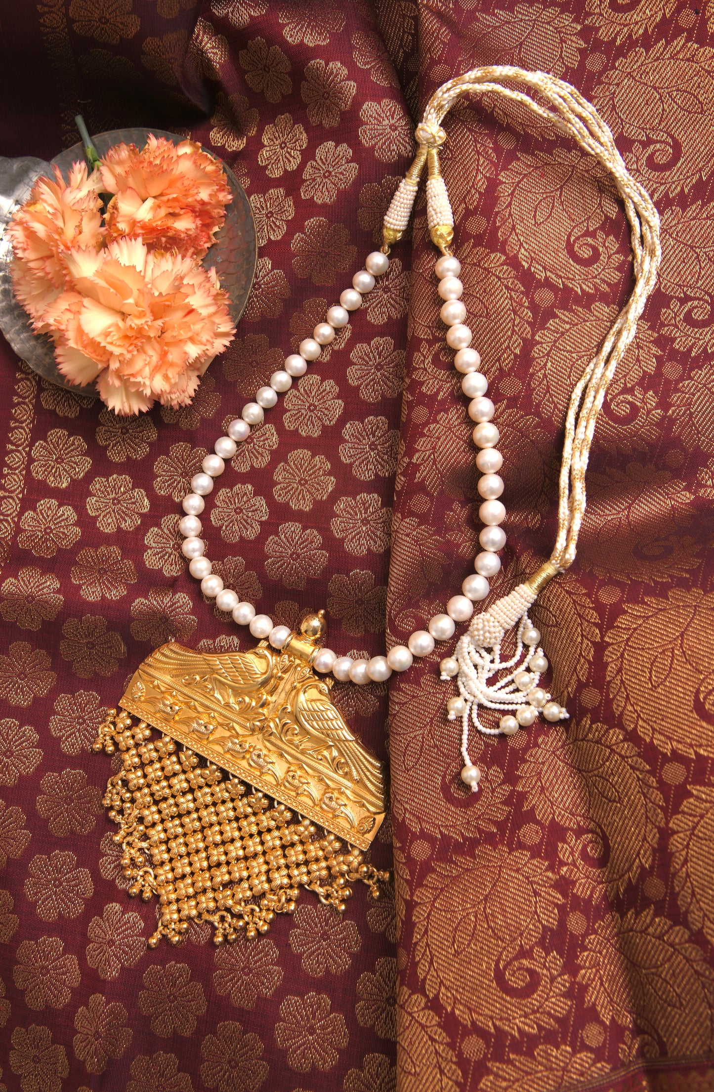 Rain Dance Of Peacocks Necklace