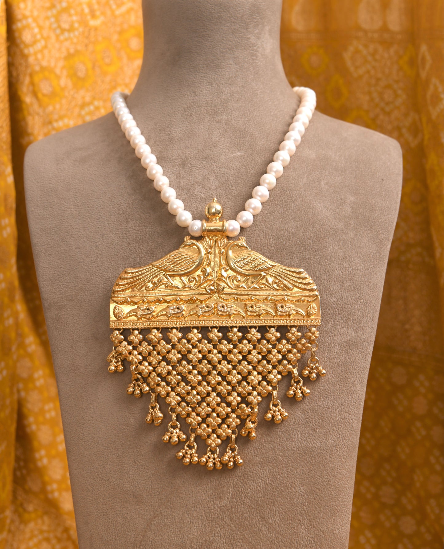 Rain Dance Of Peacocks Necklace