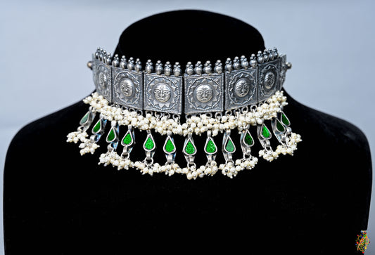 Sun God Choker Necklace