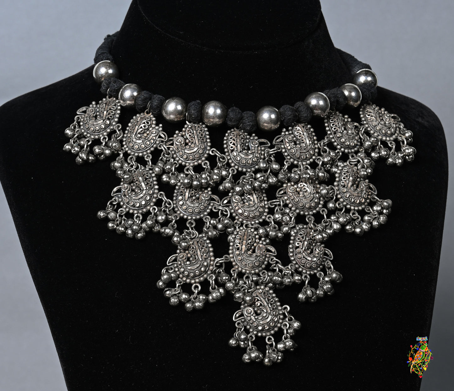 Peacock Woven Necklace