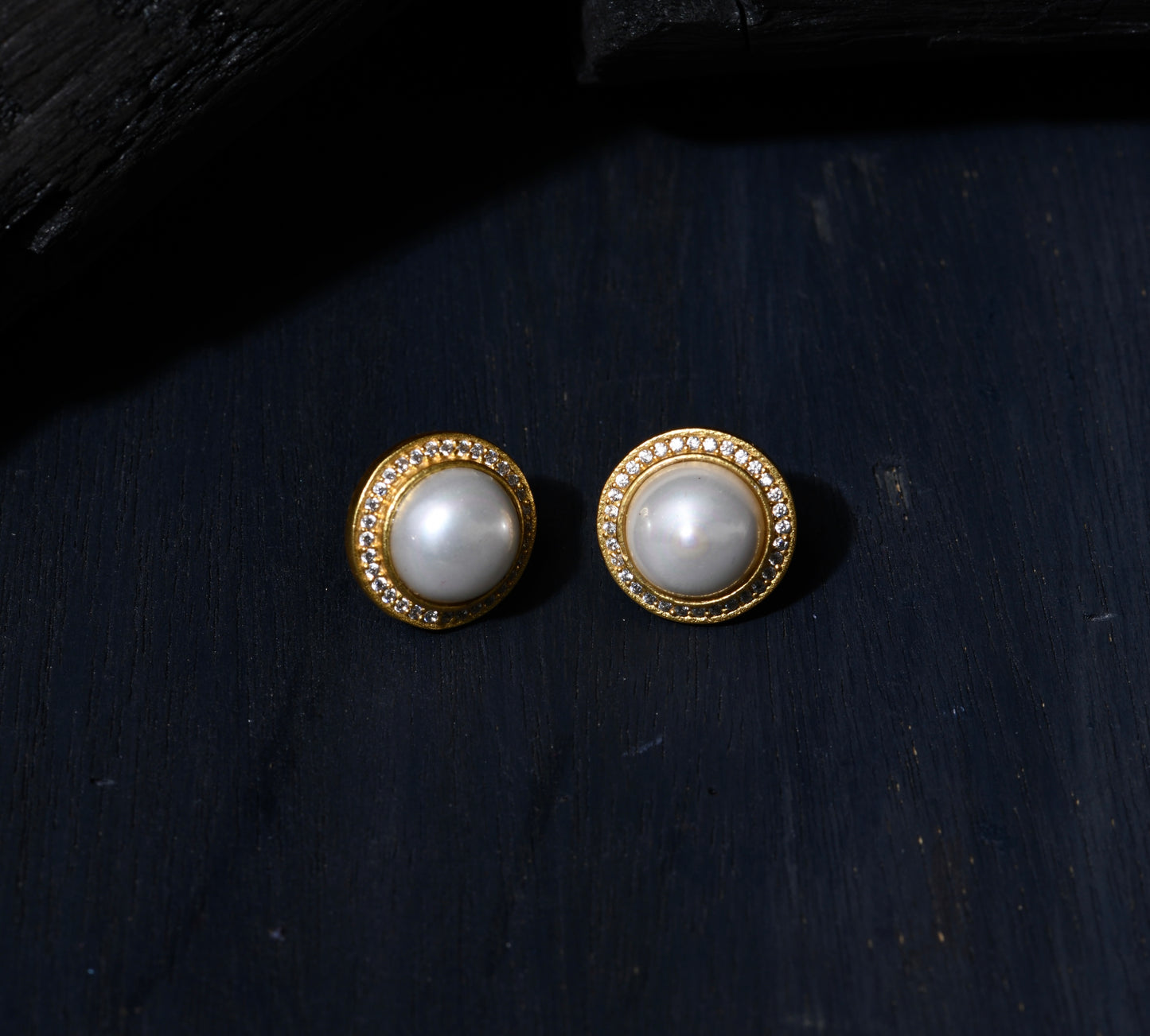 Stars and Pearls Studs