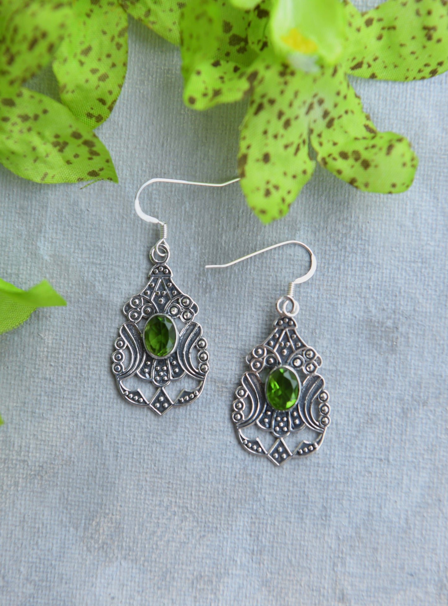 Peridot Celtic Drops