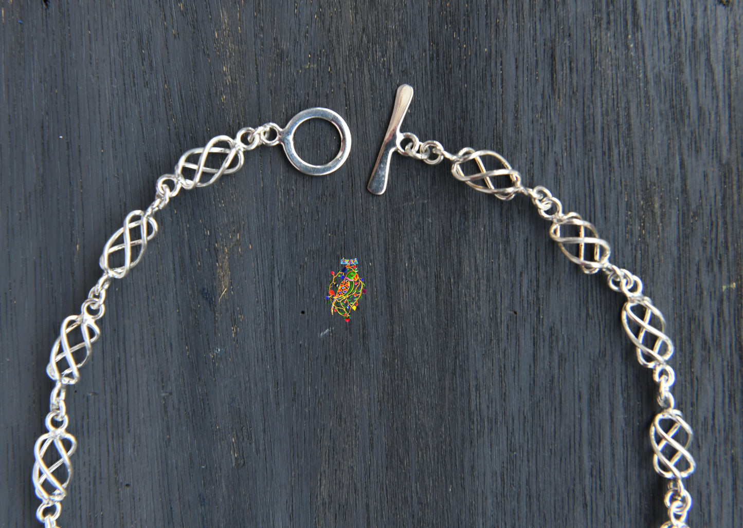 Infinity Loops Silver Necklace