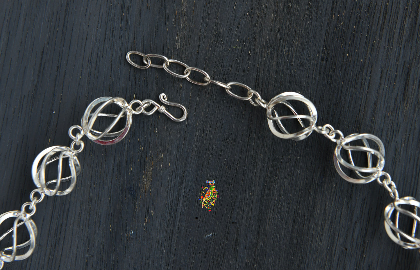 Infinity Balls Silver Necklace