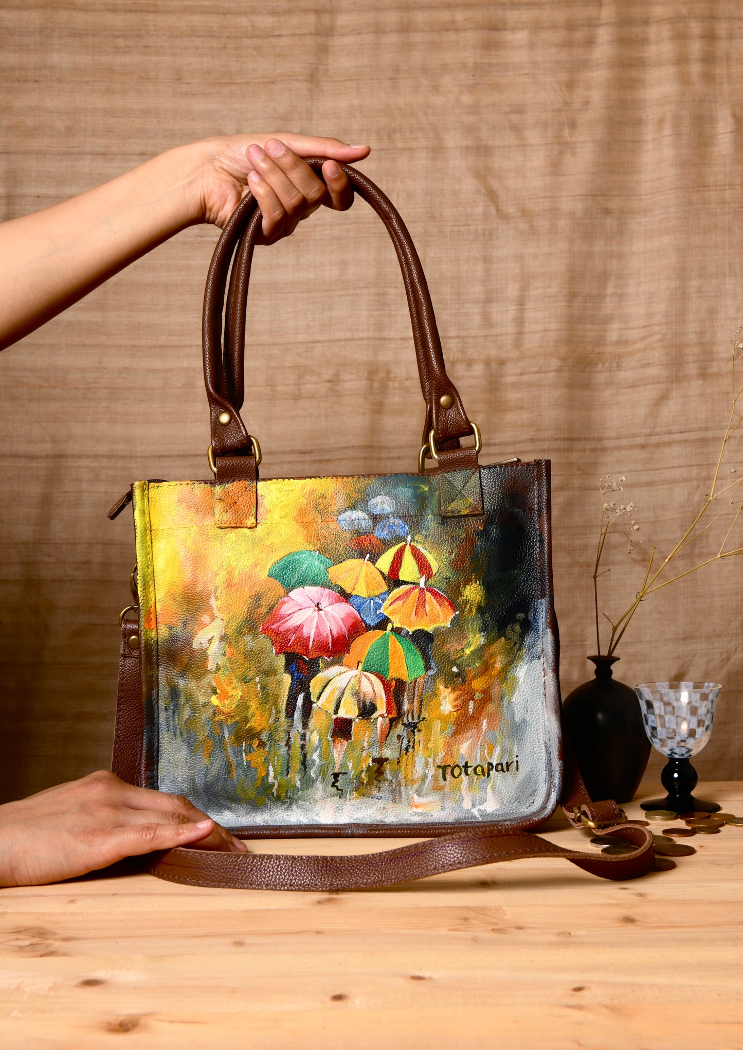 A Lit Evening Bag (Handpainted)