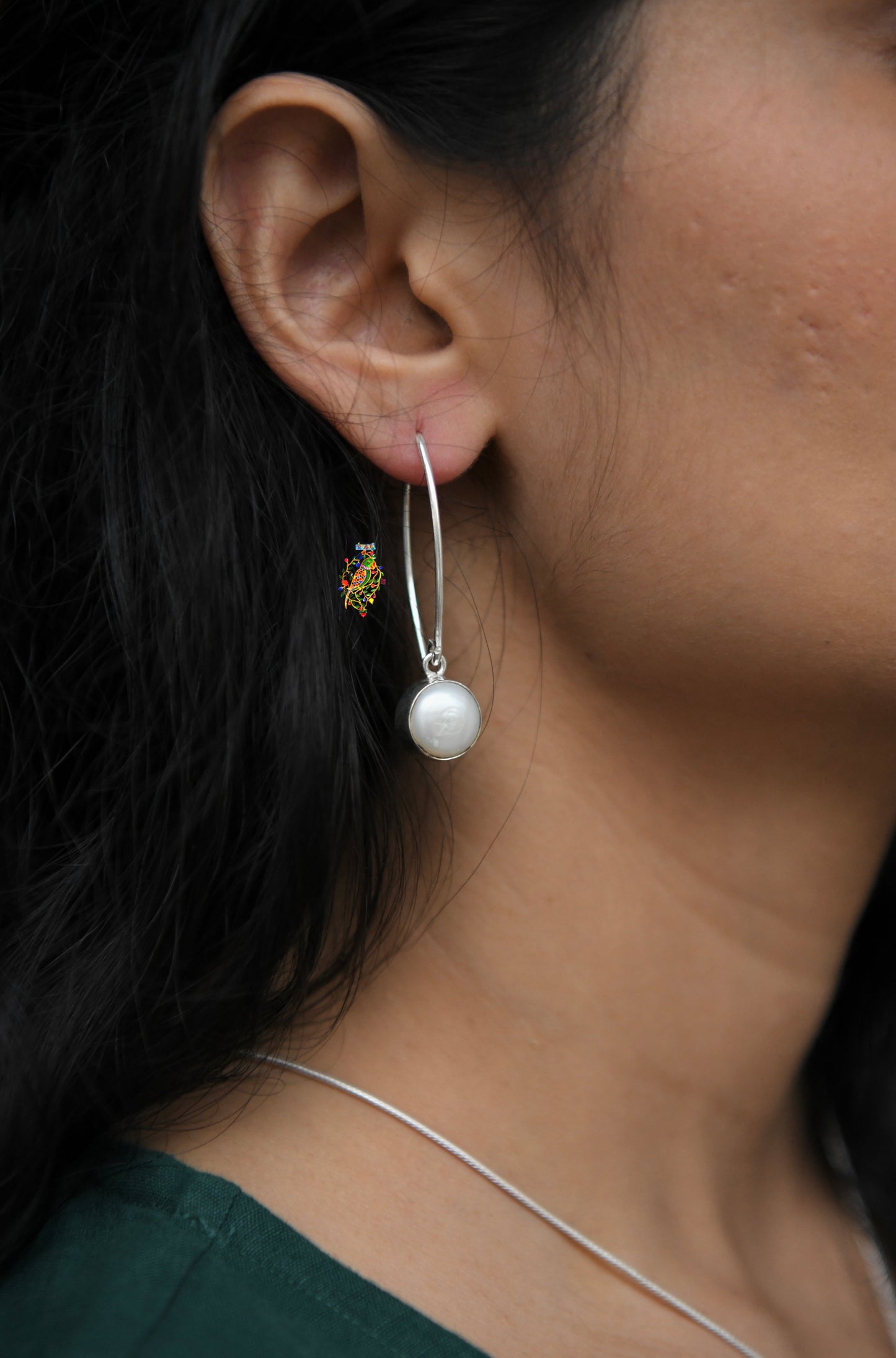 Classic Pearls Drops (92.5 Silver)