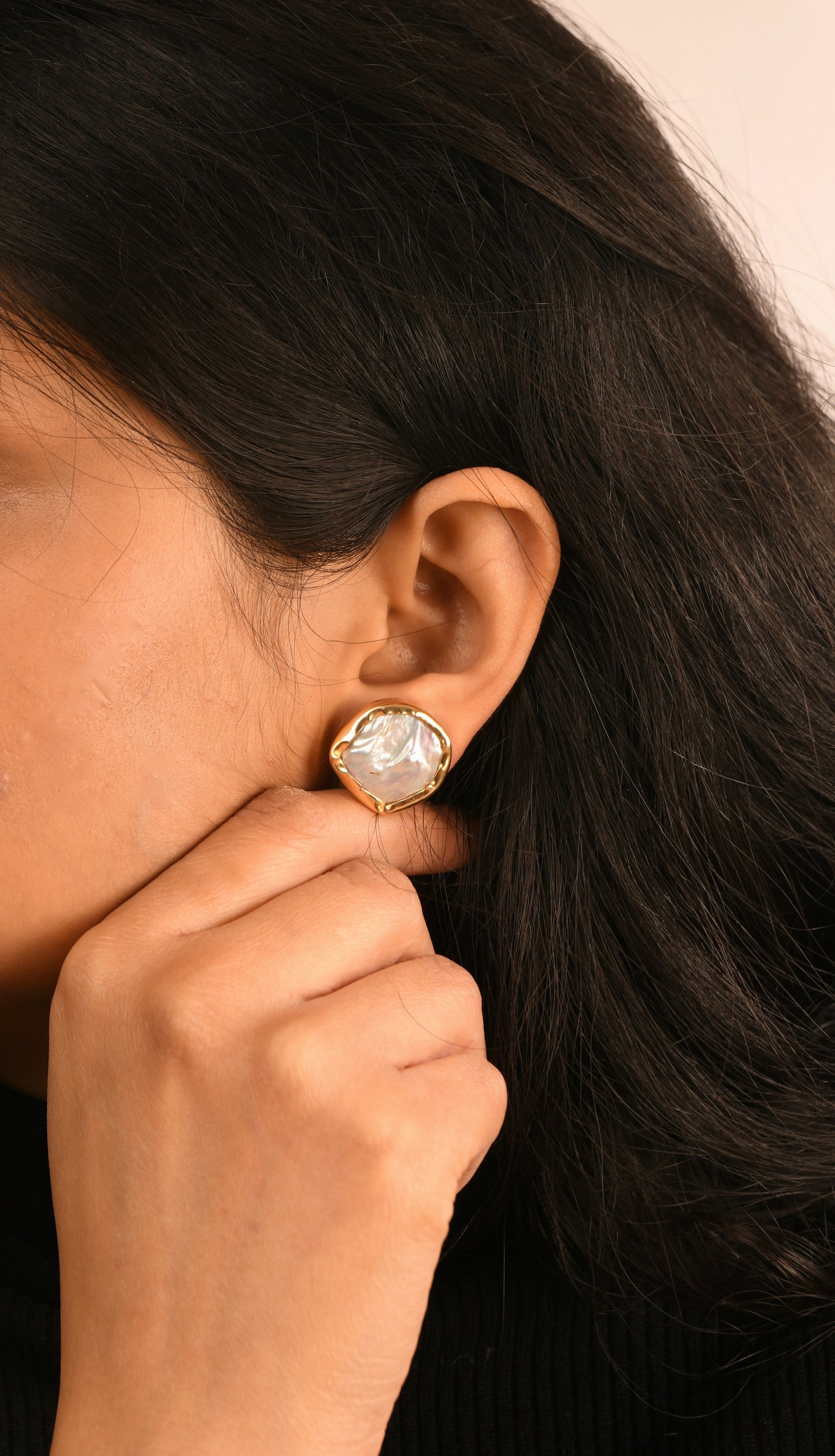 Baroque Pearl Studs