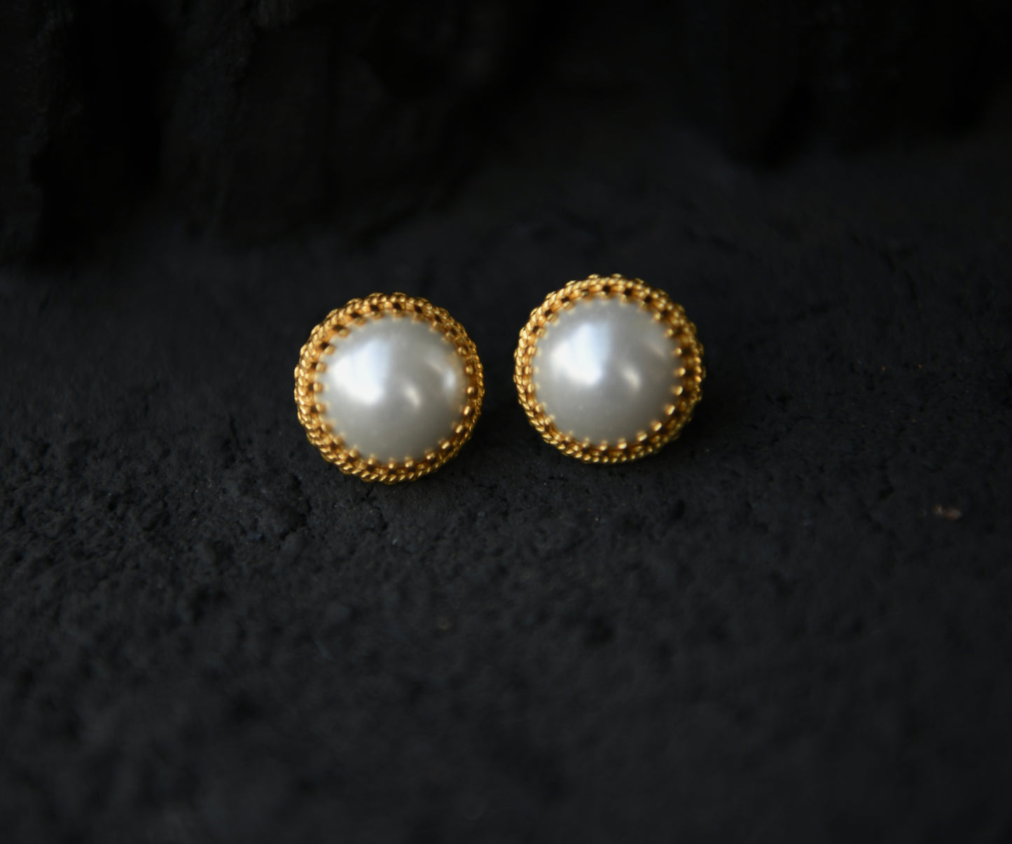 Victorian Pearl Studs