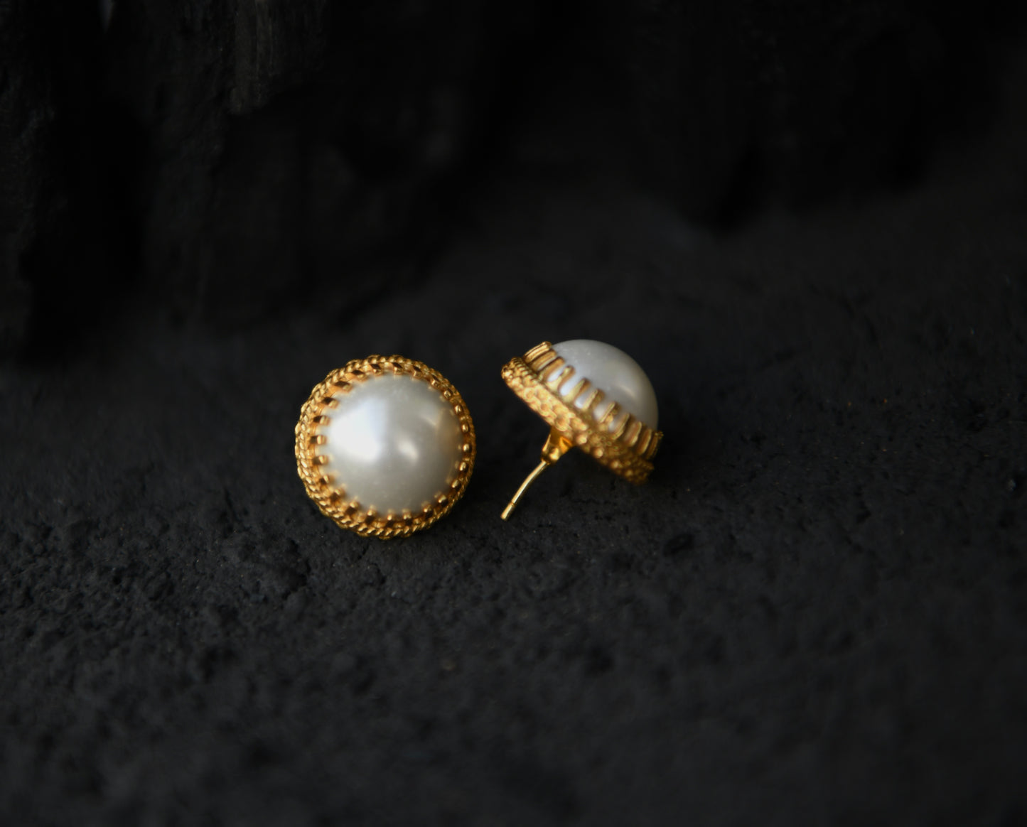 Victorian Pearl Studs